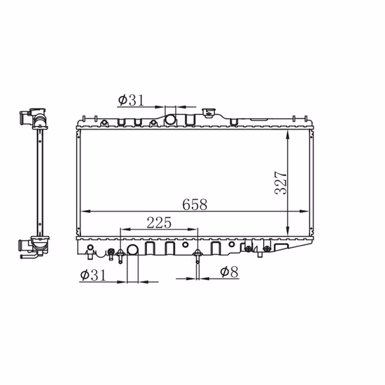 Chrome Hydronic Hot Water Central Heating Home Steel Designer Towel Radiator Avonflow Cn/NF/GS/ETL/UL