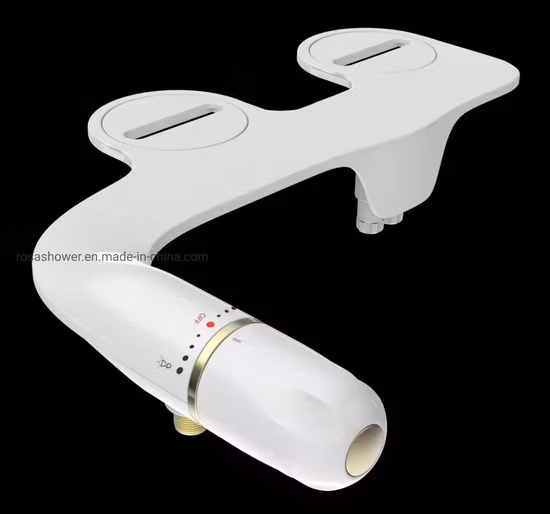 Bidet mécanique à double bec, eau froide uniquement, ventes chaudes d'Amazon, bidet ultra fin