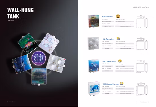 Boîte de désodorisant, réservoir de chasse d'eau en plastique pour toilettes